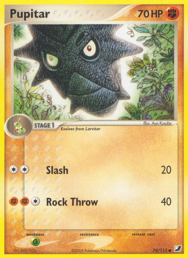 Pokemon | Pupitar (70/115) [EX: Unseen Forces] | The Nerd Merchant