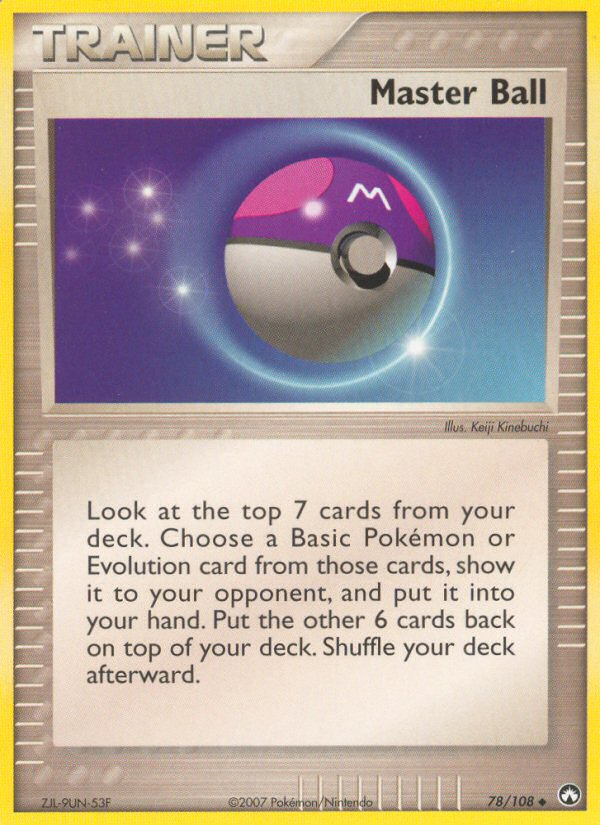 Pokemon | Master Ball (78/108) [EX: Power Keepers] | The Nerd Merchant