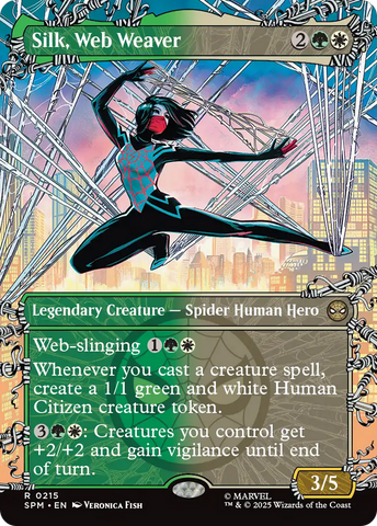 Magic | Silk, Web Weaver (Borderless) [Marvel's Spider-Man] | The Nerd Merchant