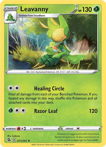 Pokemon | Leavanny (011/264) [Sword & Shield: Fusion Strike] | The Nerd Merchant