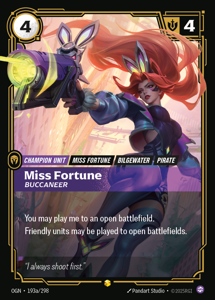 Miss Fortune, Buccaneer (Alt Foil) - Origins #193