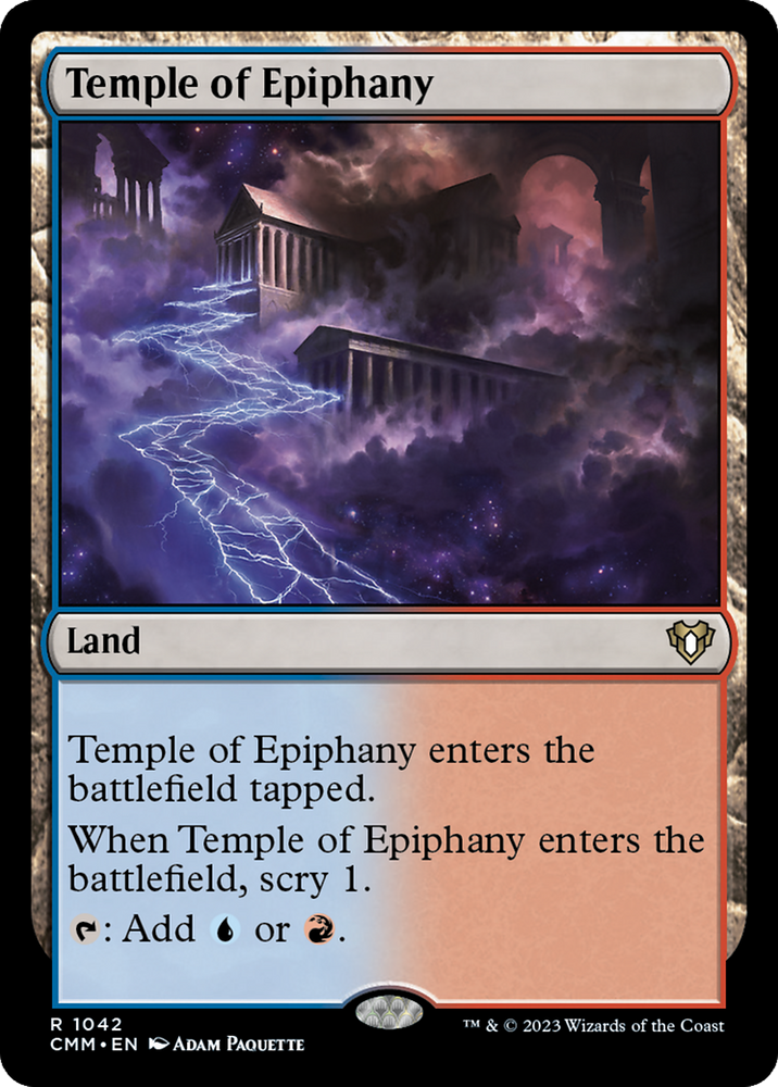 Magic | Temple of Epiphany [Commander Masters] | The Nerd Merchant