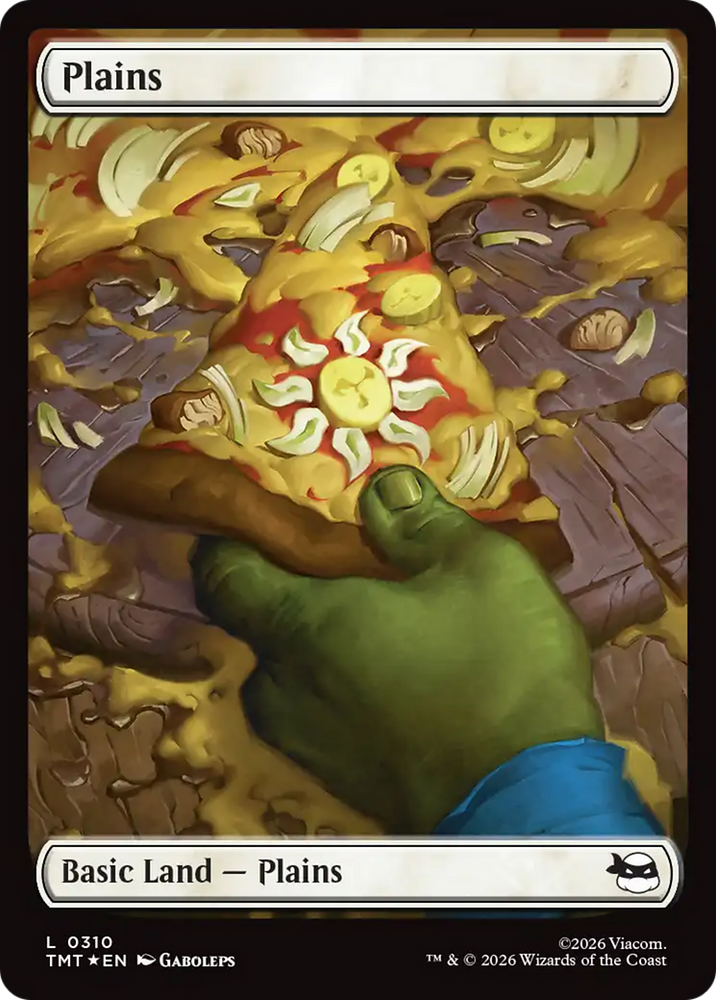 Magic | Plains (0310) (Surge Foil) [Teenage Mutant Ninja Turtles] | The Nerd Merchant