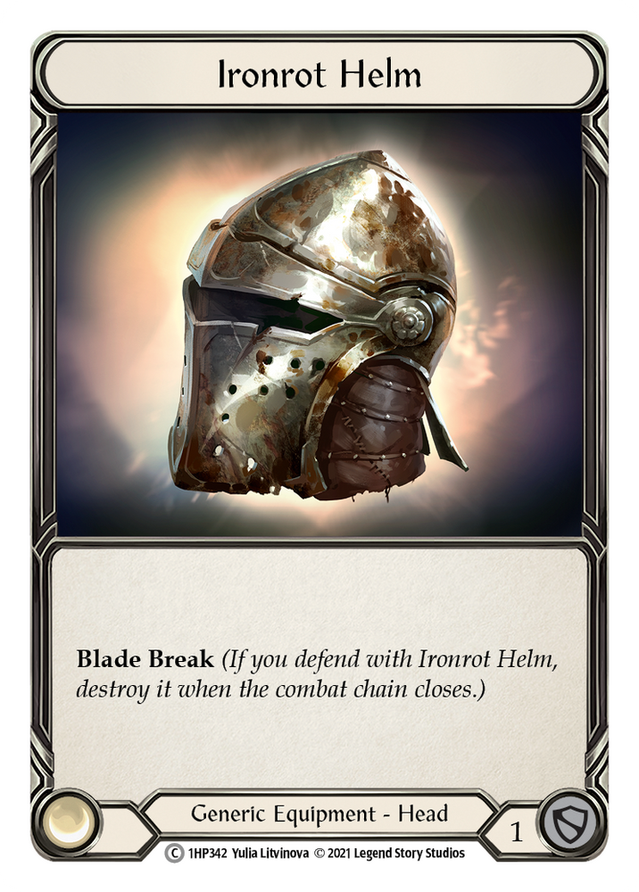 Flesh and Blood TCG | Ironrot Helm [1HP342] (History Pack 1) | The Nerd Merchant