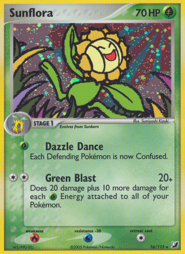 Pokemon | Sunflora (16/115) [EX: Unseen Forces] | The Nerd Merchant