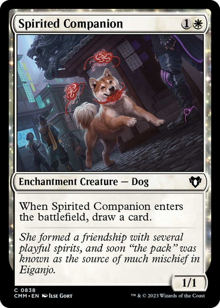 Magic | Spirited Companion [Commander Masters] | The Nerd Merchant