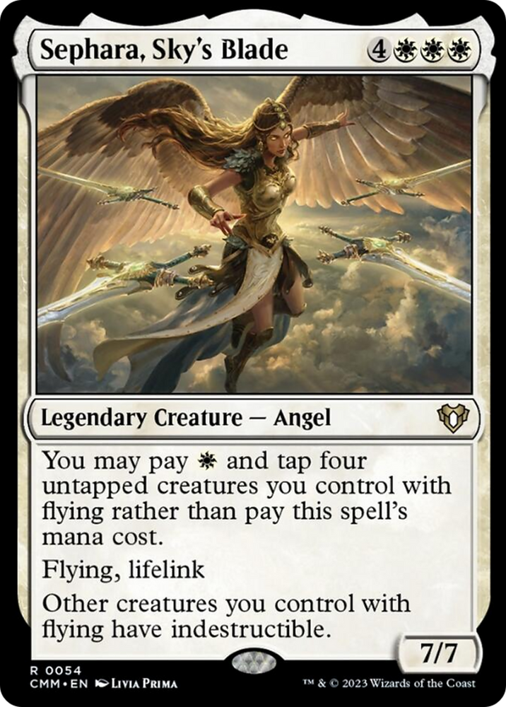 Magic | Sephara, Sky's Blade [Commander Masters] | The Nerd Merchant
