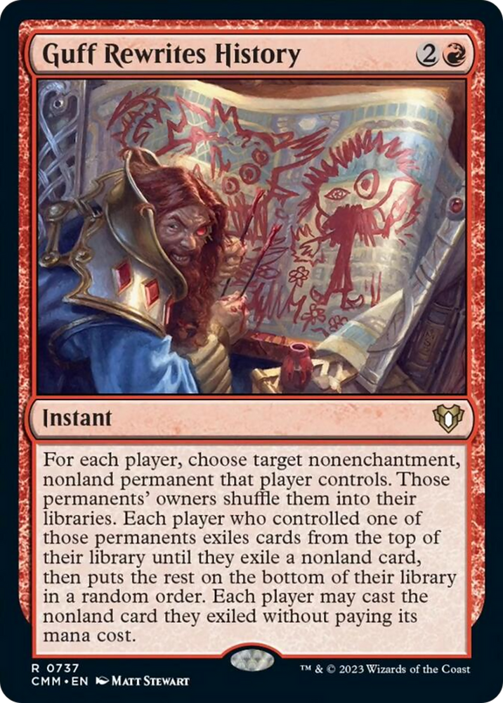 Magic | Guff Rewrites History [Commander Masters] | The Nerd Merchant