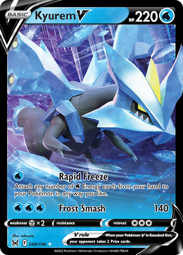 Pokemon | Kyurem V (048/196) (Jumbo Card) [Sword & Shield: Lost Origin] | The Nerd Merchant