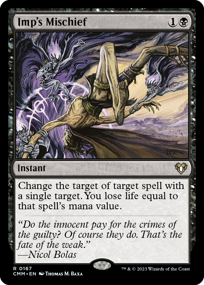 Magic | Imp's Mischief [Commander Masters] | The Nerd Merchant