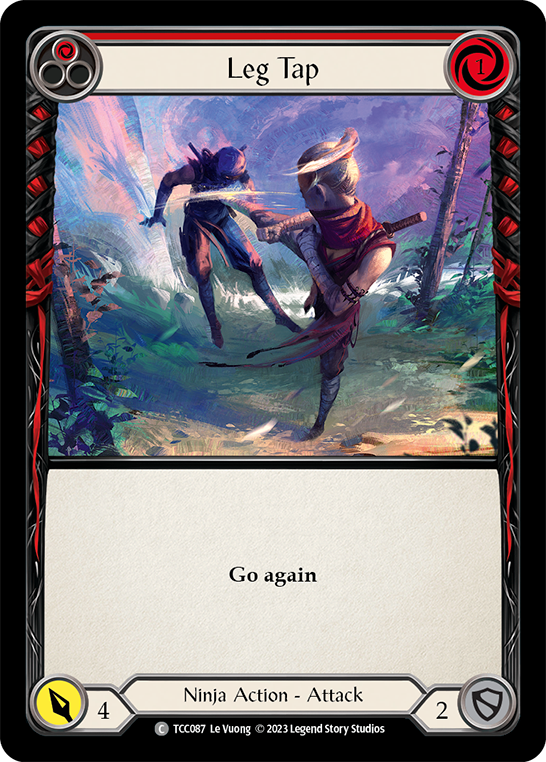 Flesh and Blood TCG | Leg Tap (Red) [TCC087] (Round the Table: TCC x LSS) | The Nerd Merchant