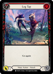 Flesh and Blood TCG | Leg Tap (Red) [TCC087] (Round the Table: TCC x LSS) | The Nerd Merchant
