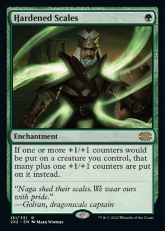 Magic | Hardened Scales [Double Masters 2022] | The Nerd Merchant