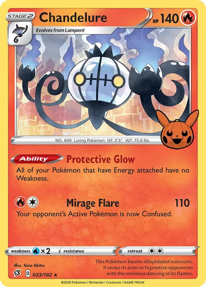 Pokemon | Chandelure (033/192) [Trick or Trade] | The Nerd Merchant
