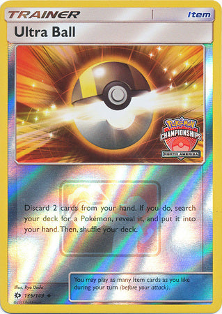Pokemon | Ultra Ball (135/149) (NA Championship Promo) [Sun & Moon: Base Set] | The Nerd Merchant