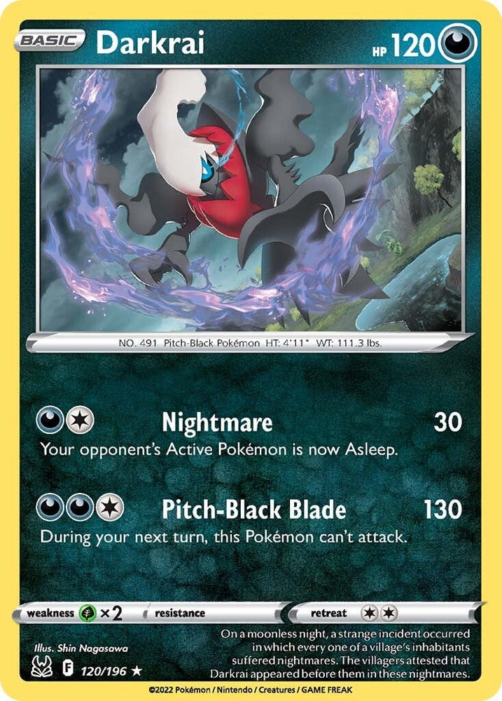 Pokemon | Darkrai (120/196) [Sword & Shield: Lost Origin] | The Nerd Merchant