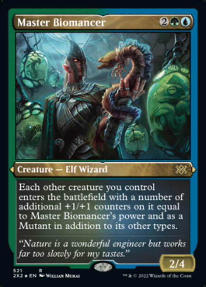 Magic | Master Biomancer (Foil Etched) [Double Masters 2022] | The Nerd Merchant
