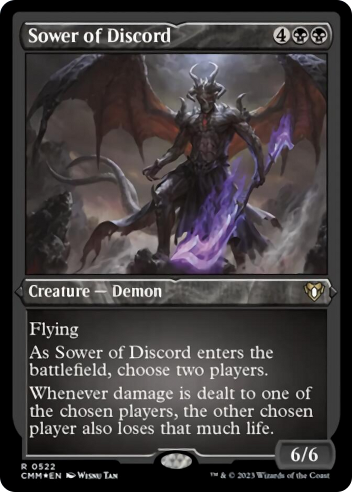 Magic | Sower of Discord (Foil Etched) [Commander Masters] | The Nerd Merchant