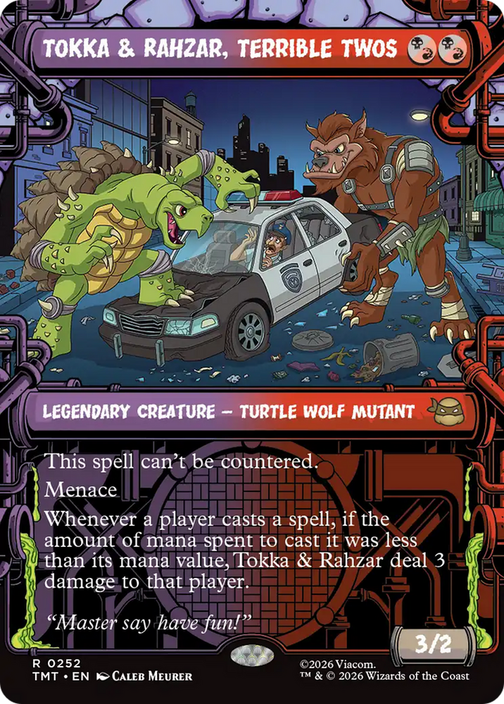Magic | Tokka & Rahzar, Terrible Twos (Showcase) [Teenage Mutant Ninja Turtles] | The Nerd Merchant