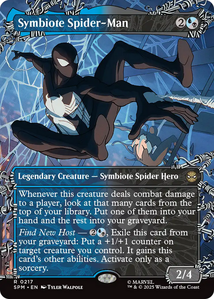 Magic | Symbiote Spider-Man (Borderless) [Marvel's Spider-Man] | The Nerd Merchant