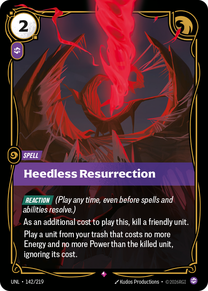 Heedless Resurrection (Foil) - Unleashed (142/219)