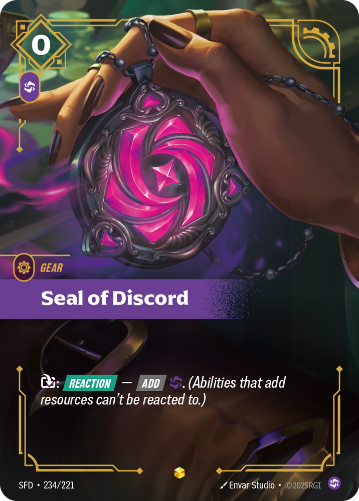 Seal of Discord (Foil) - Spiritforged #234