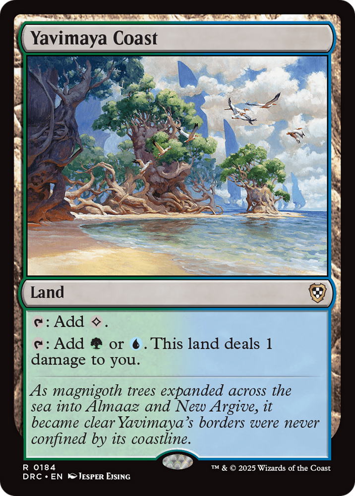 Magic | Yavimaya Coast [Aetherdrift Commander] | The Nerd Merchant