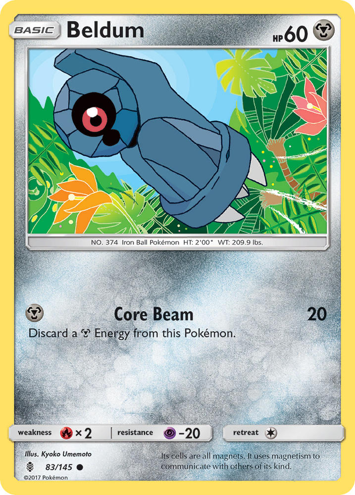 Pokemon | Beldum (83/145) [Sun & Moon: Guardians Rising] | The Nerd Merchant