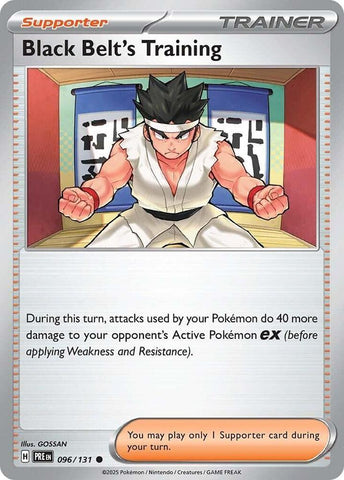 Pokemon | Black Belt's Training (096/131) [Scarlet & Violet: Prismatic Evolutions] | The Nerd Merchant