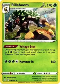 Pokemon | Rillaboom (014/202) (Cosmos Holo) [Sword & Shield: Base Set] | The Nerd Merchant