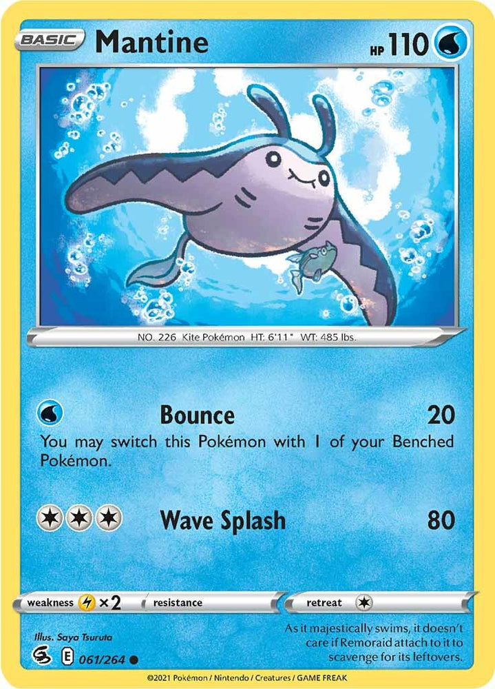 Pokemon | Mantine (061/264) [Sword & Shield: Fusion Strike] | The Nerd Merchant