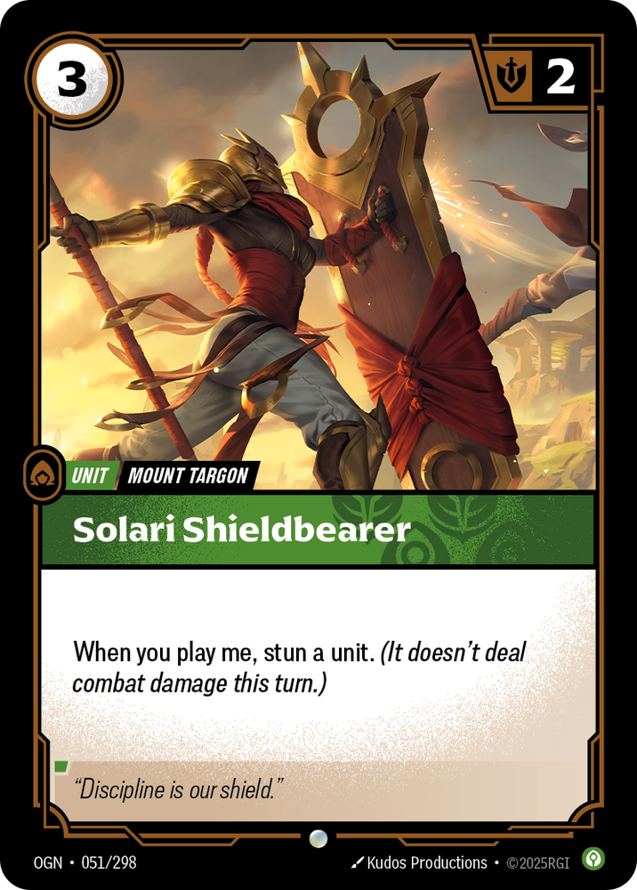 Solari Shieldbearer (Foil) - Origins #51