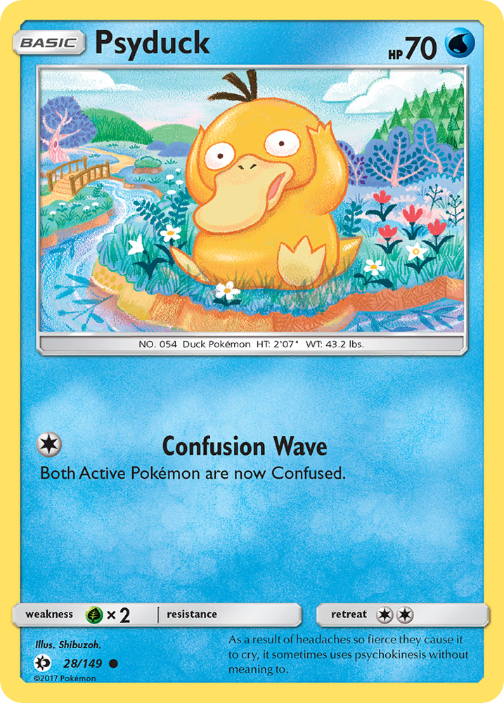 Pokemon | Psyduck (28/149) [Sun & Moon: Base Set] | The Nerd Merchant