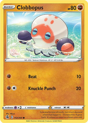 Pokemon | Clobbopus (152/264) [Sword & Shield: Fusion Strike] | The Nerd Merchant