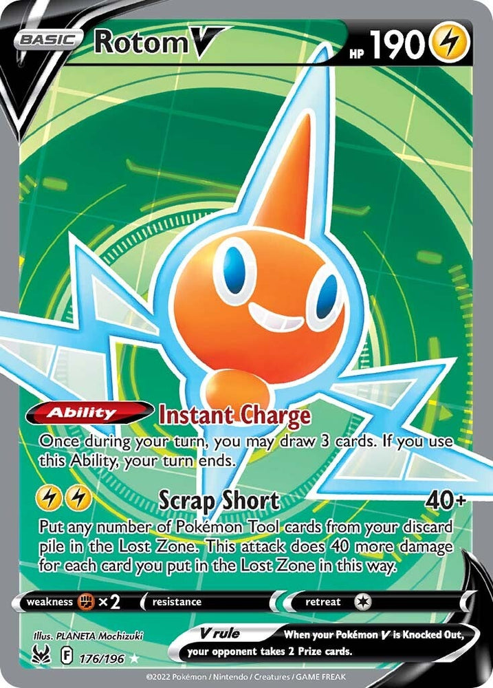 Pokemon | Rotom V (176/196) [Sword & Shield: Lost Origin] | The Nerd Merchant