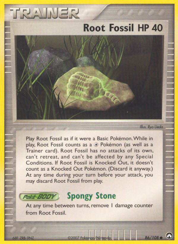 Pokemon | Root Fossil (86/108) [EX: Power Keepers] | The Nerd Merchant