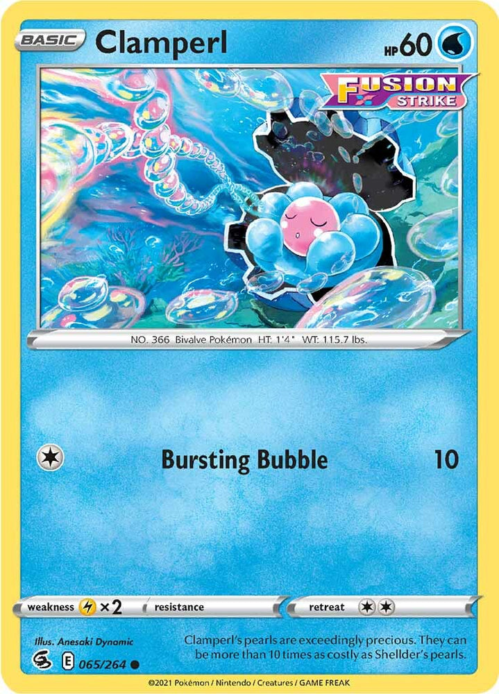 Pokemon | Clamperl (065/264) [Sword & Shield: Fusion Strike] | The Nerd Merchant