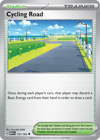 Pokemon | Cycling Road (157/165) [Scarlet & Violet 151] | The Nerd Merchant
