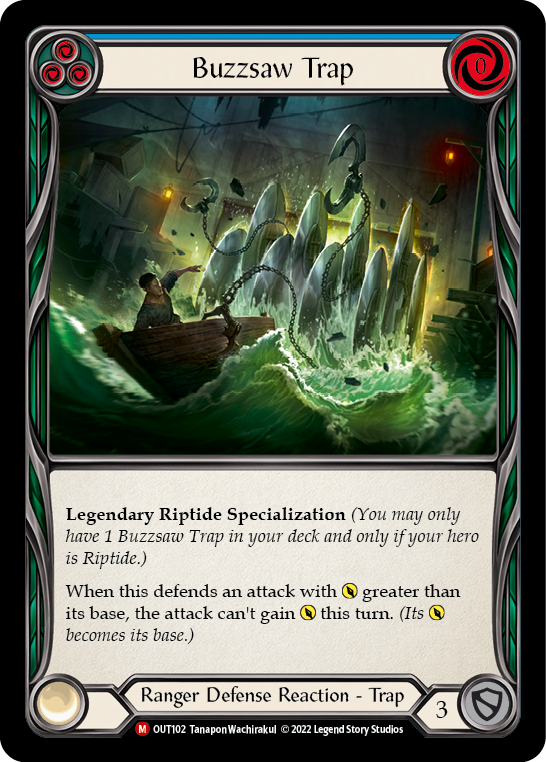 Flesh and Blood TCG | Buzzsaw Trap [OUT102] (Outsiders) | The Nerd Merchant