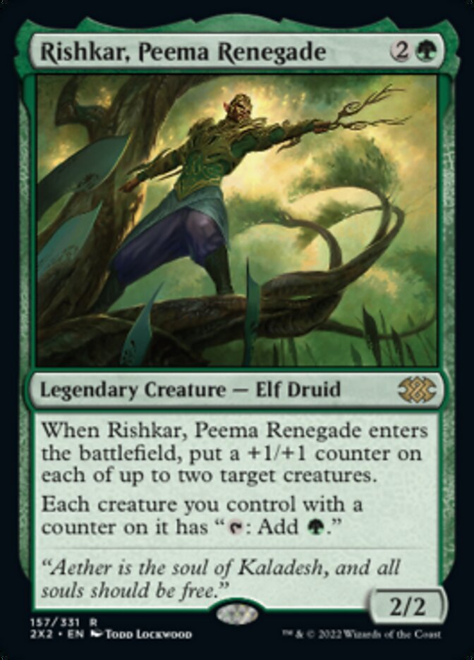 Magic | Rishkar, Peema Renegade [Double Masters 2022] | The Nerd Merchant