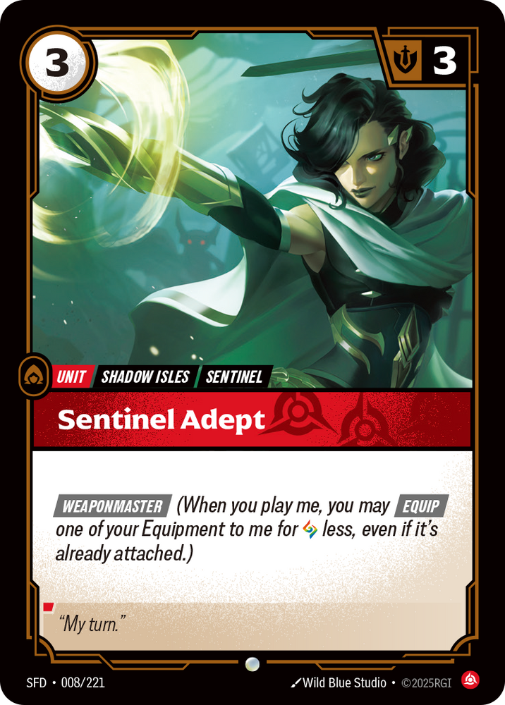 Sentinel Adept (Foil) - Spiritforged #8