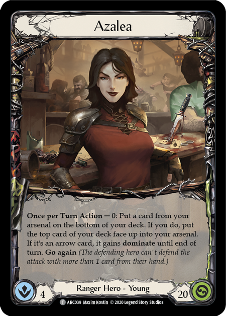 Flesh and Blood TCG | Azalea // Viserai [U-ARC039 // U-ARC076] (Arcane Rising Unlimited) | The Nerd Merchant