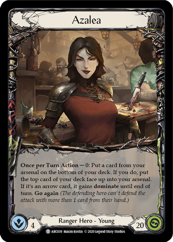 Flesh and Blood TCG | Azalea // Crucible of Aetherweave [U-ARC039 // U-ARC115] (Arcane Rising Unlimited) | The Nerd Merchant