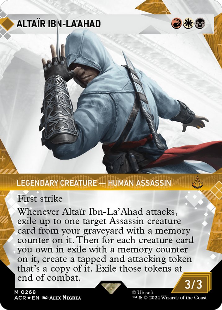 Magic | Altair Ibn-La'Ahad (Showcase) (Textured Foil) [Assassin's Creed] | The Nerd Merchant