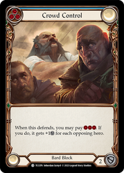 Flesh and Blood TCG | Crowd Control [TCC076] (Round the Table: TCC x LSS) | The Nerd Merchant