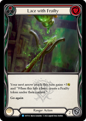 Flesh and Blood TCG | Lace with Frailty (Red) [OUT113] (Outsiders) | The Nerd Merchant