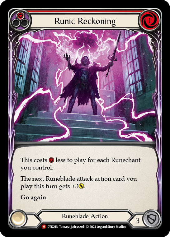 Flesh and Blood TCG | Runic Reckoning [DTD213] (Dusk Till Dawn)  Rainbow Foil | The Nerd Merchant