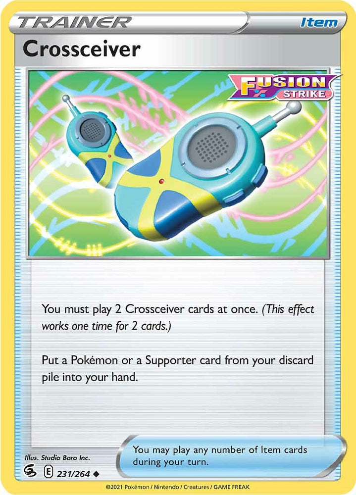 Pokemon | Crossceiver (231/264) [Sword & Shield: Fusion Strike] | The Nerd Merchant
