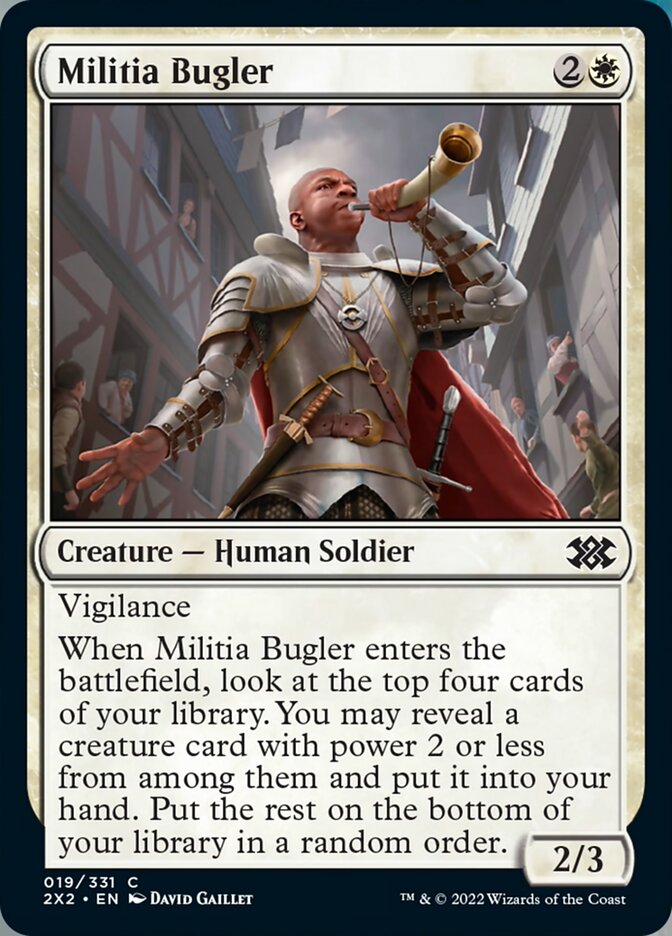 Magic | Militia Bugler [Double Masters 2022] | The Nerd Merchant