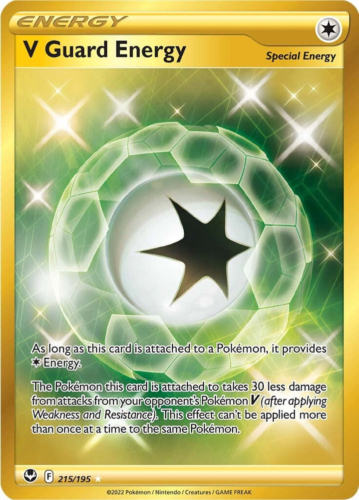Pokemon | V Guard Energy (215/195) [Sword & Shield: Silver Tempest] | The Nerd Merchant